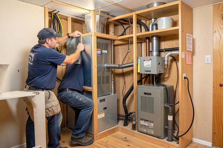 Big O technician performing Full System Installs